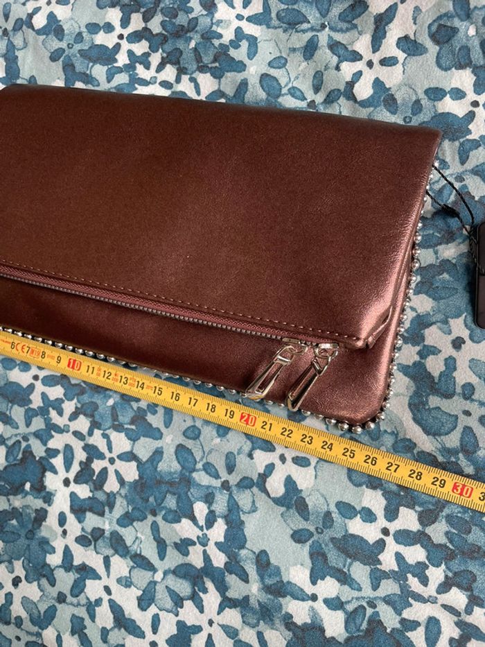 Sac pochette sertie de perles Flora&co - photo numéro 9