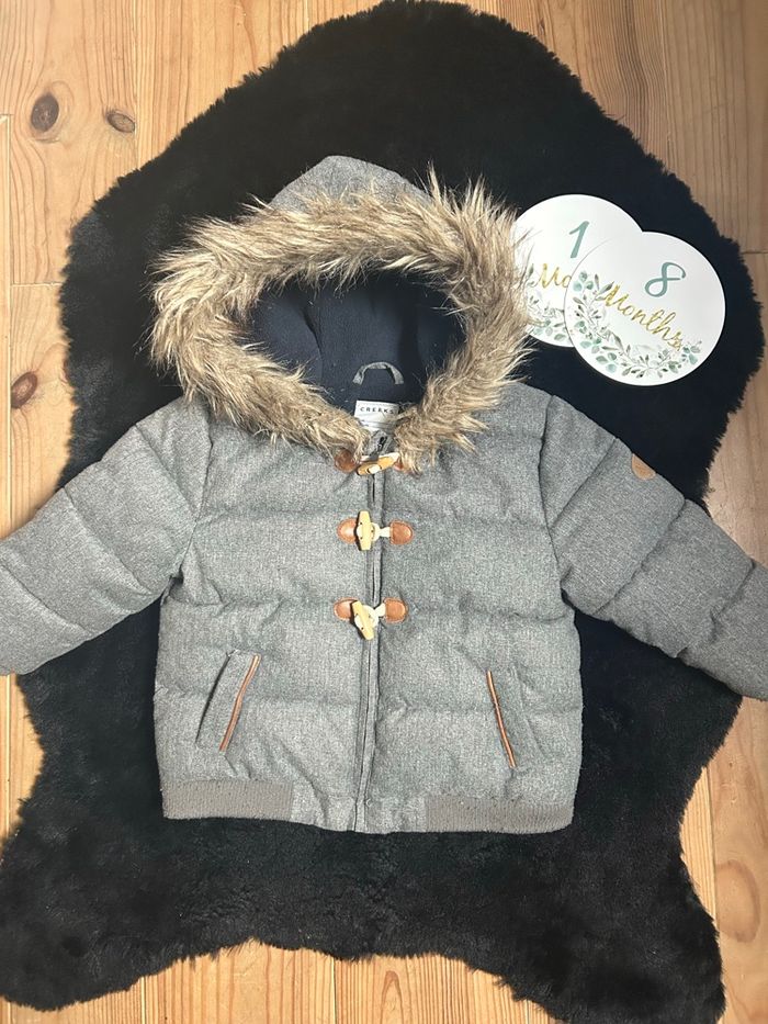 Doudoune à capuches grise - photo numéro 3