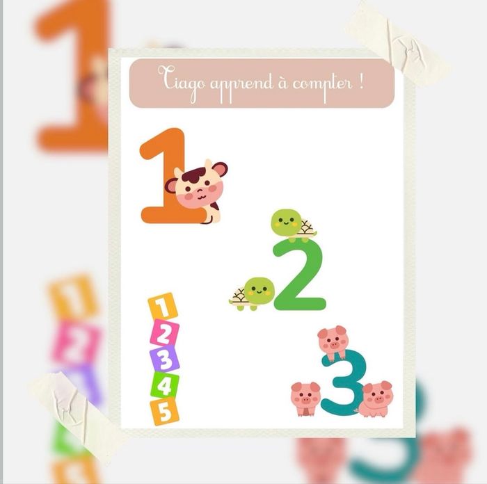 Livret apprendre à compter