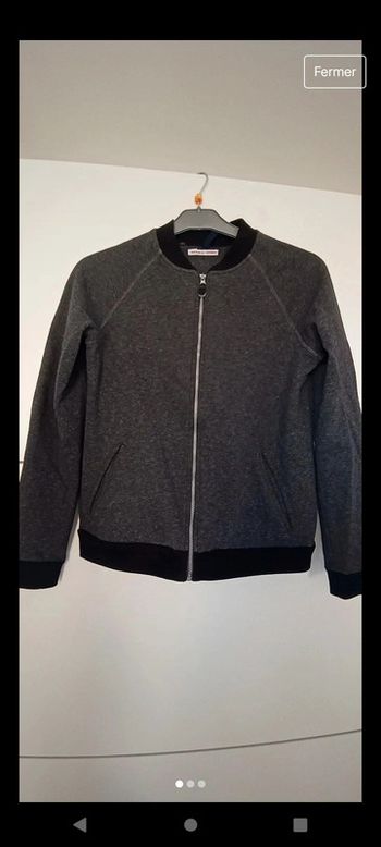 Gilet zippé NPO fille 12 ans