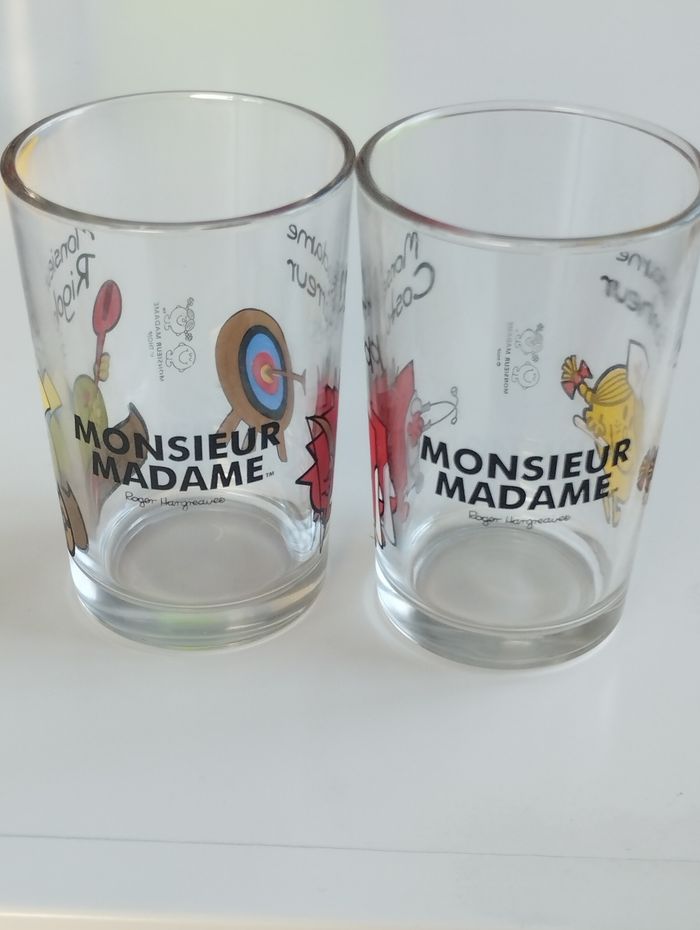 Verres monsieur madame - photo numéro 3
