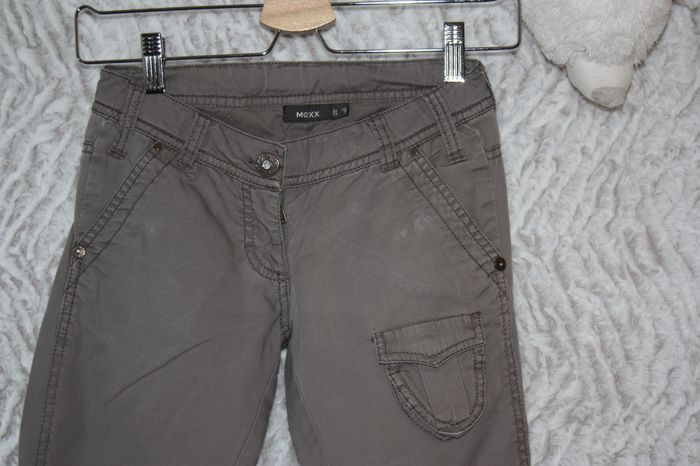 Pantacourt gris taupe MEXX 10 ans - photo numéro 5