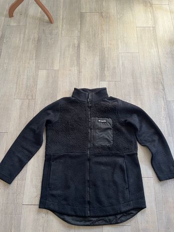 Polaire longue Columbia noire taille L – chaude, douce et stylée