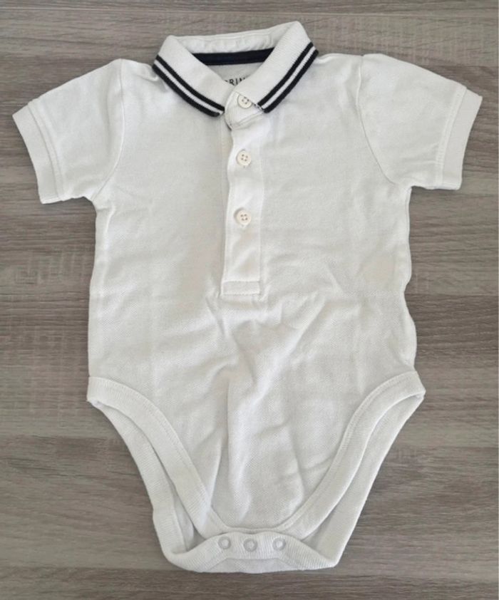 Lot 2 bodies polo primark 3 mois - photo numéro 5