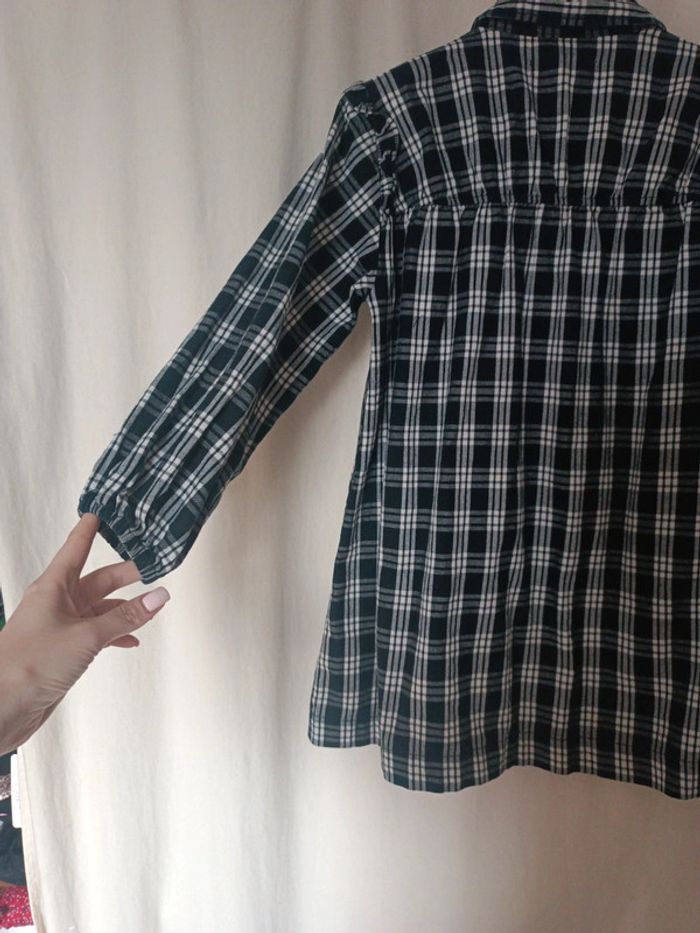 🌺 ZARA robe chemise à carreaux - photo numéro 5