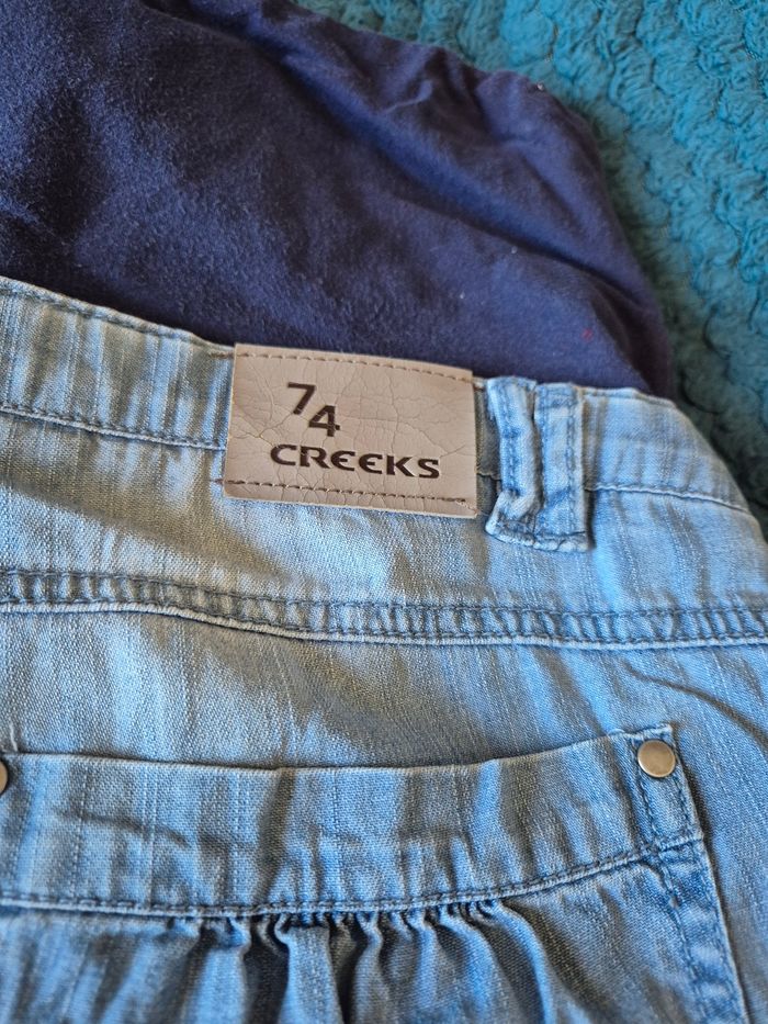 Pantalon jeans femme grossesse taille 40 - photo numéro 3