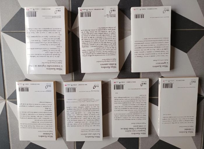 Lot de 7 livres Milan Kundera Folio - photo numéro 2