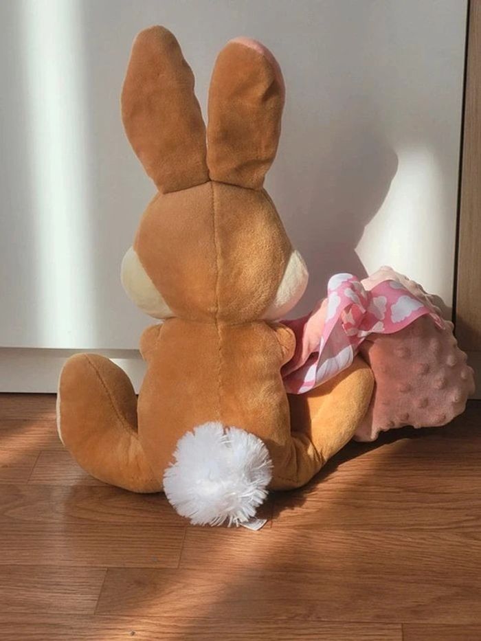 Peluche doudou Miss Bunny Disney Bambi & Panpan - photo numéro 6