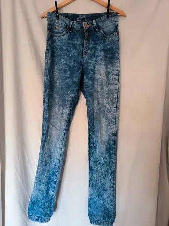 Jean skinny délavé high waist taille haute Esmara taille 38