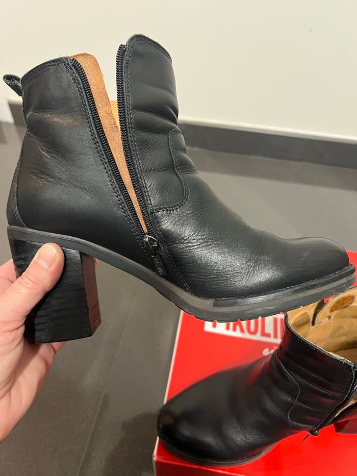Bottines en cuir noir Pikolinos - Pointure 38 - photo numéro 2