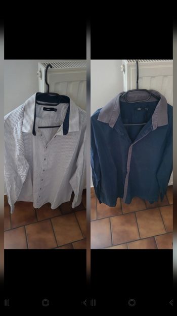 lot de 2 chemises Txxl  celio