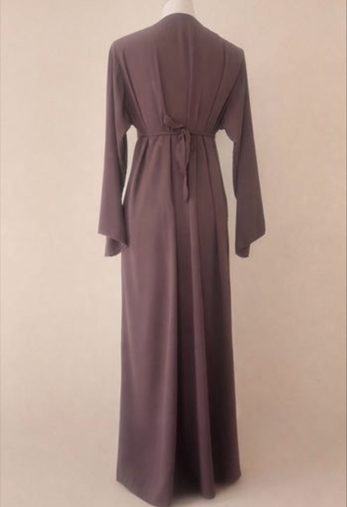 Abaya Dubai bleue avec châle assorti – neuve ✨ - photo numéro 4