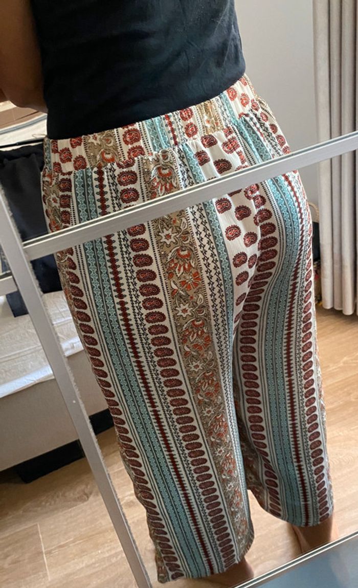 Pantalon large motifs 7/8e - photo numéro 3