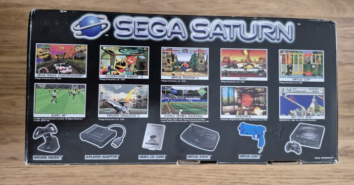Console Sega Saturn v2 PAL en boite - photo numéro 3