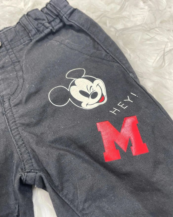 Lot de 2 pantalons gris garçon 6 mois - photo numéro 2