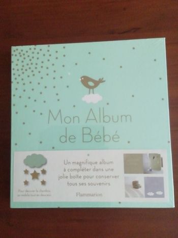 Coffret album photo bébé neuf