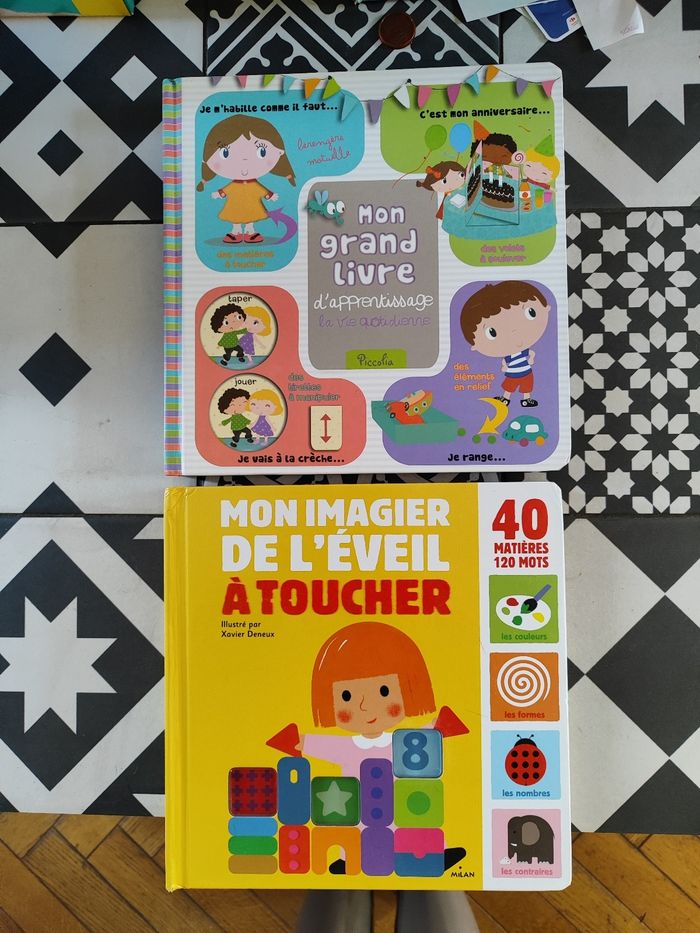 Lot de 2 beaux et grands imagiers