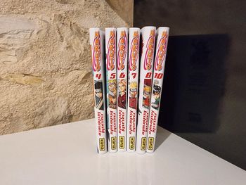 Naruto tome 4,5,6,7,8,10