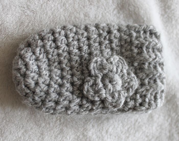 Moufles à fleur - photo numéro 3