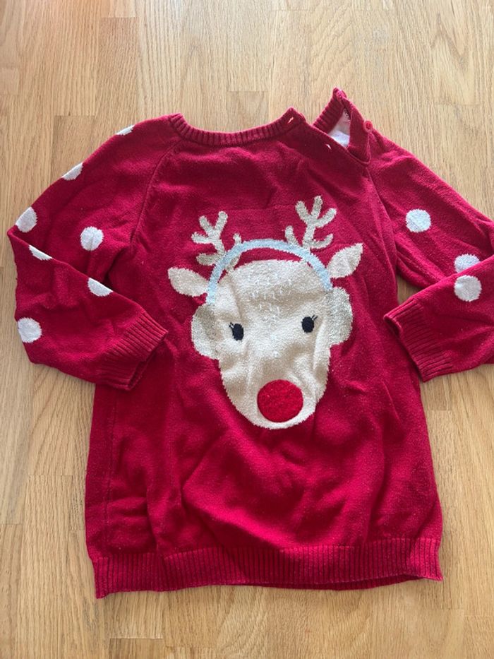 Pull tunique Noël 3 ans