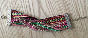 bracelet fantaisie plat multi-rangs