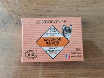 Savon de Beauté au Lait d'Ânesse CosmoNaturel neuf