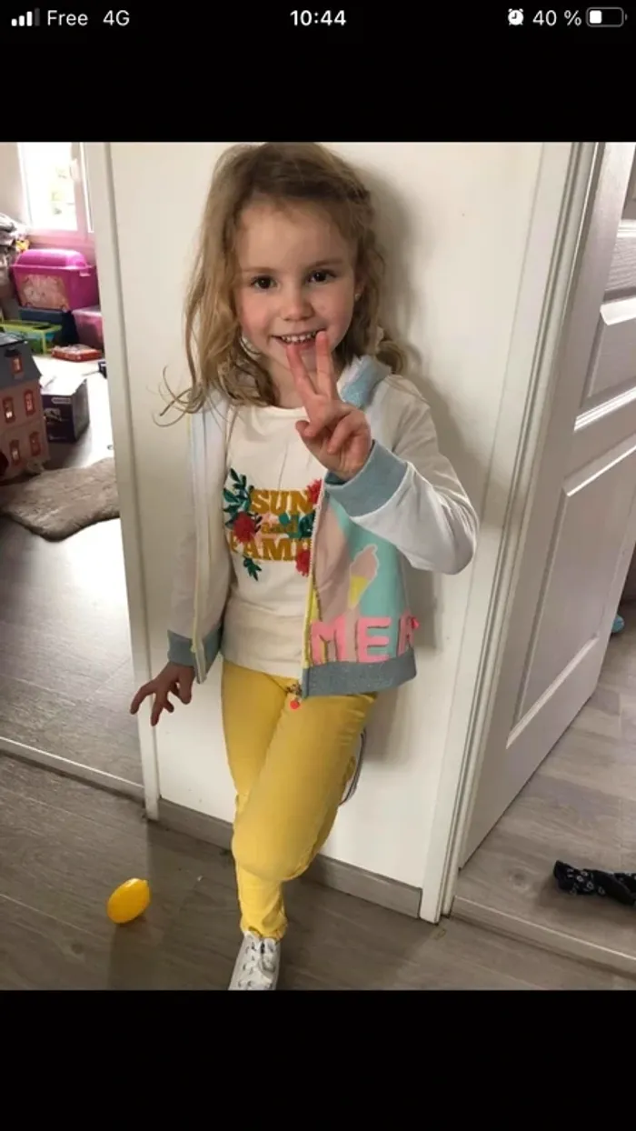 Ensemble tape à l’œil fille 5/6 ans - photo numéro 2