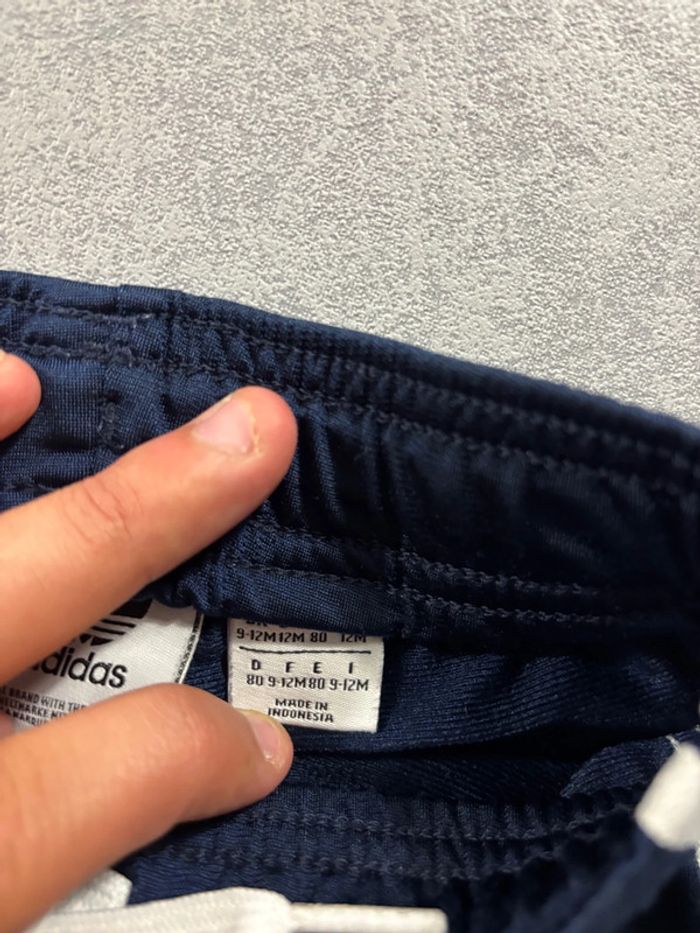 Ensemble Adidas Bleu marine Taille 9/12mois - photo numéro 5