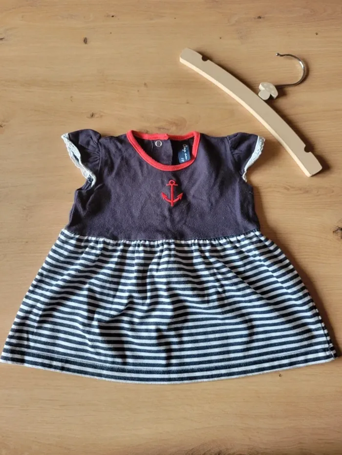 Robe marine - 12 mois