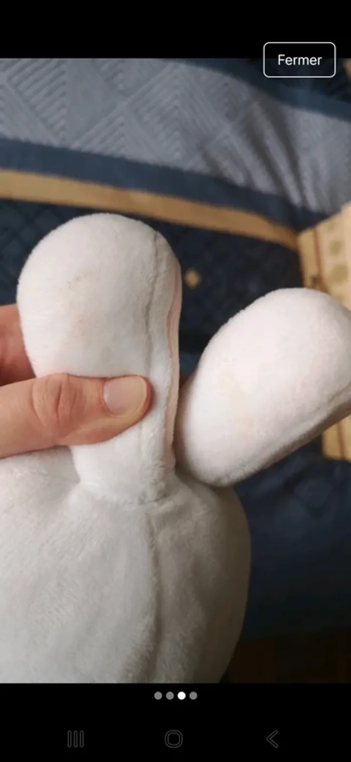 Peluche lapin crétin sonore 30 cm - photo numéro 3