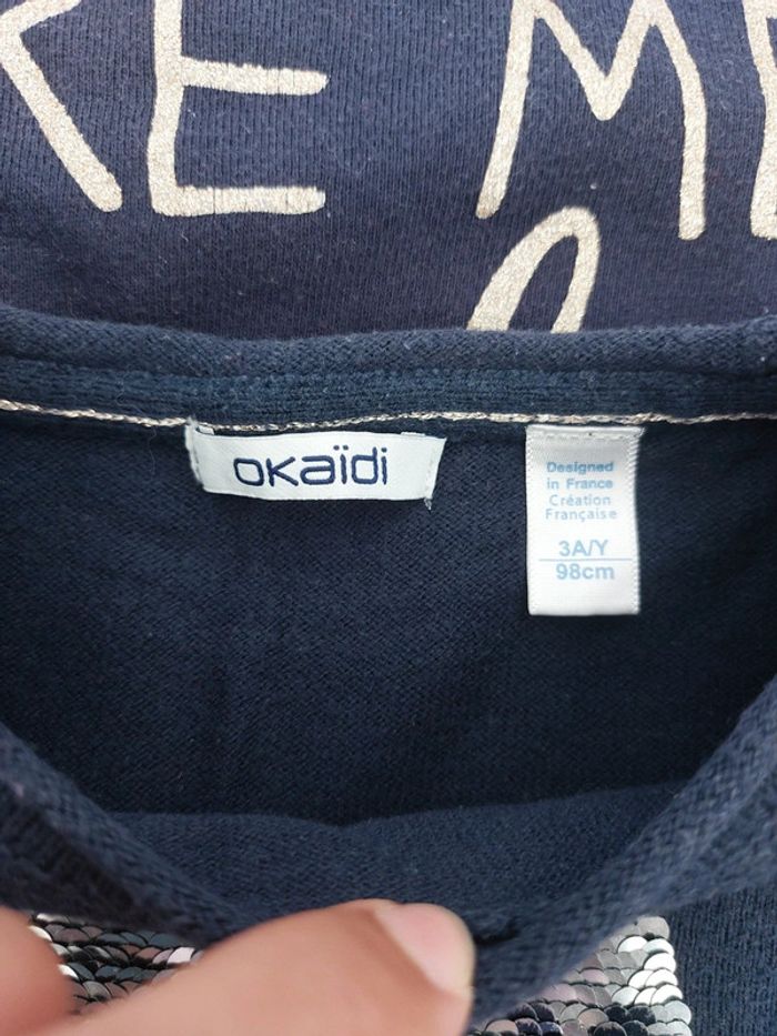 Lot 2 sweats/pulls 3 ans (Okaïdi et kiabi) - photo numéro 4