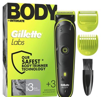 Gillette Labs Body+ Intimate Tondeuse Corps Homme –NEUF Scellé – Étanche –80 min