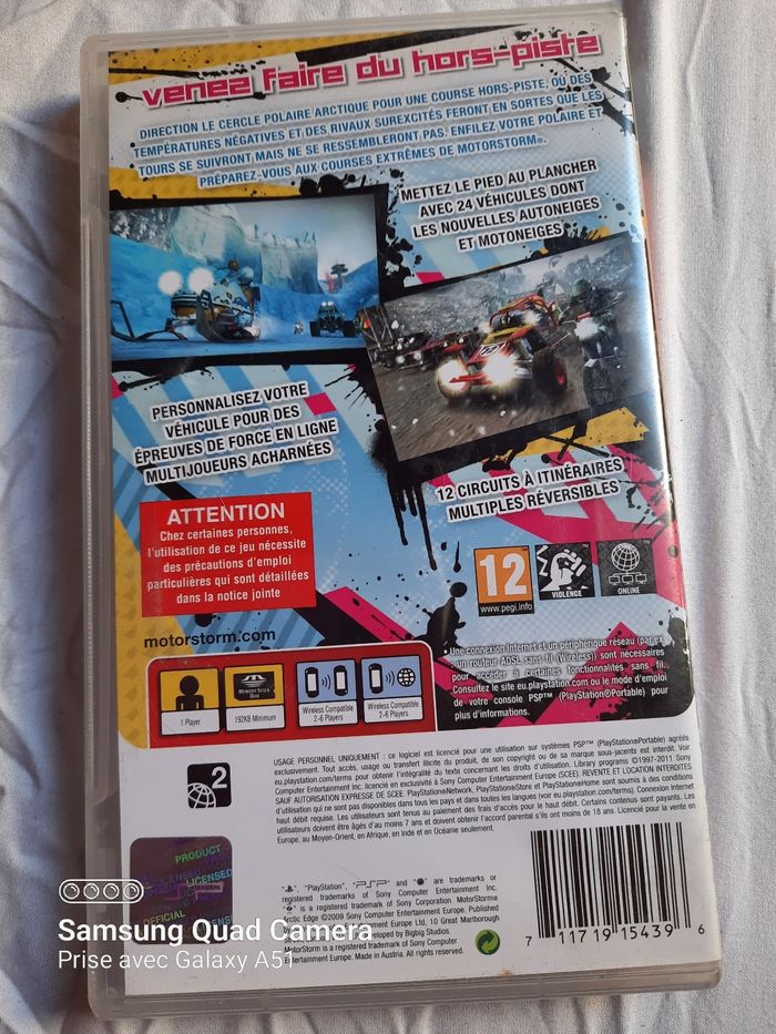 Jeu PSP portable Motor Storm - photo numéro 3
