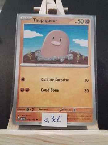 Carte Pokémon Taupiqueur 50/165