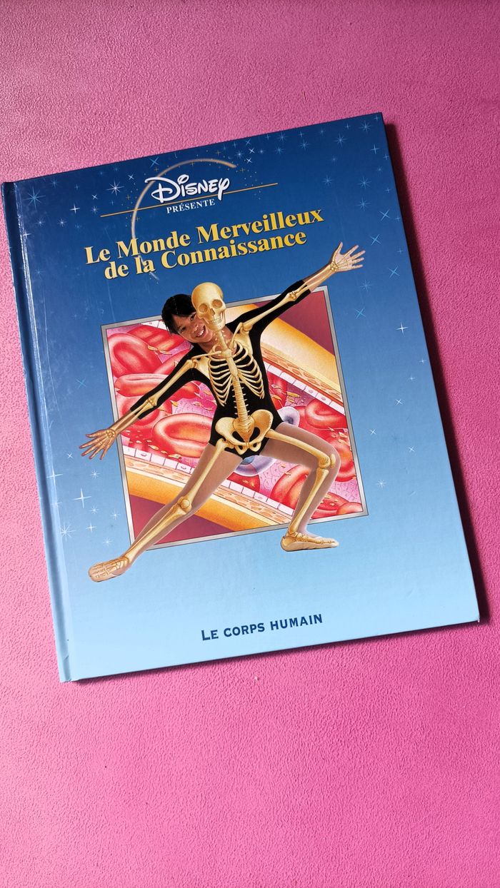 Livre le corps humain disney monde connaissance enfant collection TBE