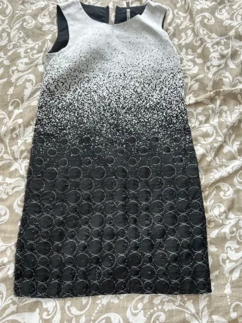Robe cop copine taille 38 blanc noir
