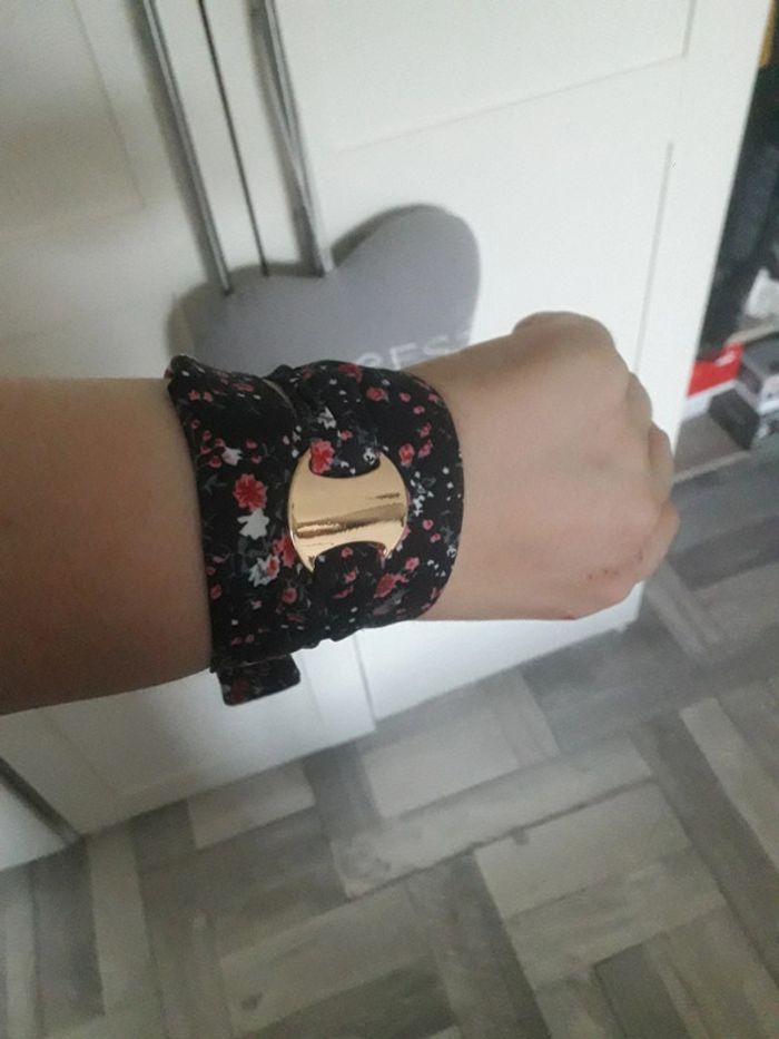 Bracelet tissu à nouer