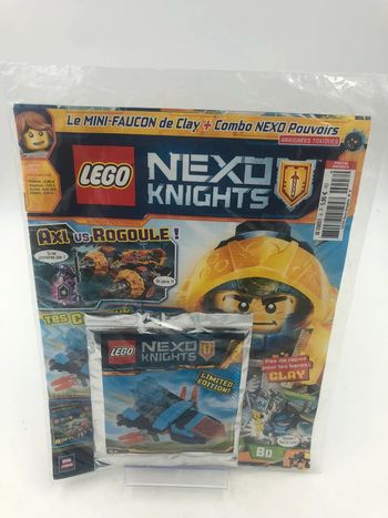 Magazine Lego Nexo Knights + vaisseau à construire neuf