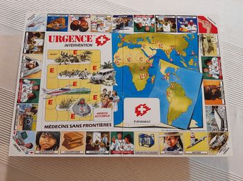 URGENCE – Jeu de société vintage 1988 Dujardin x MSF – Complet
