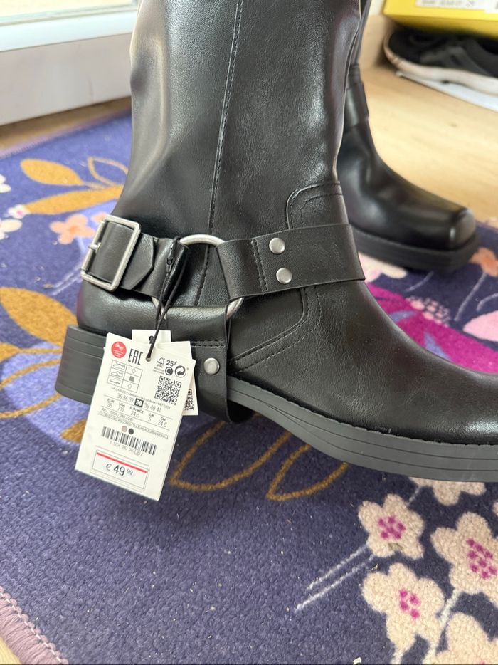 Magnifiques bottes femme en cuir neuves avec étiquette pointure 38 - photo numéro 10