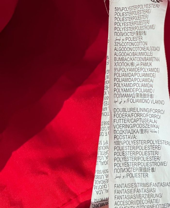 Doudoune hiver pour fille taille 12 ans rouge - photo numéro 4