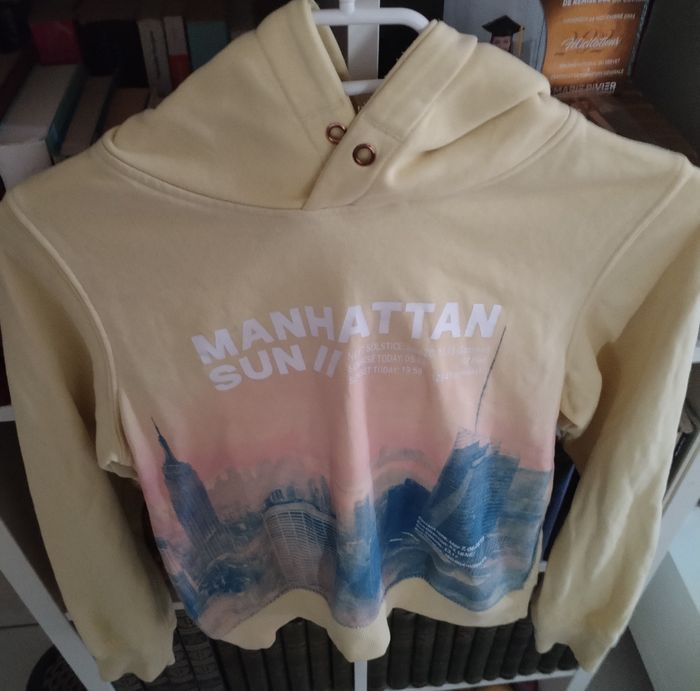 Sweat à capuche "H&M" 11/12 ans 60% coton