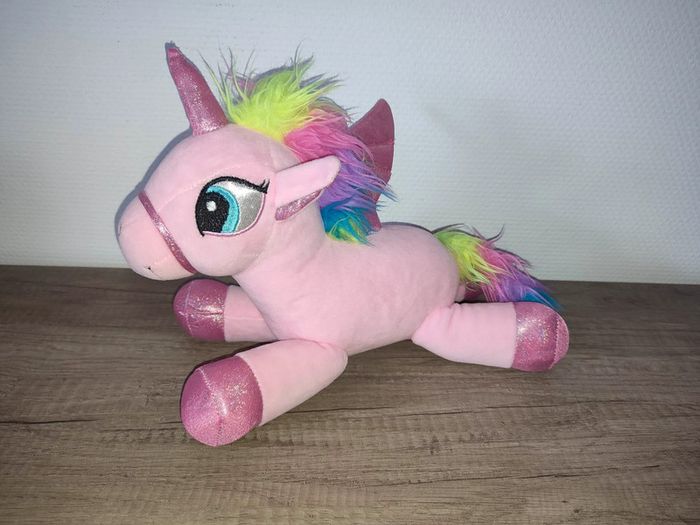 Peluche Licorne rose Plospsaland