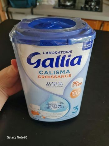 Boîte de lait gallia Calisma croissance 3