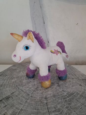 Peluche Licorne Licabella féerique sonore