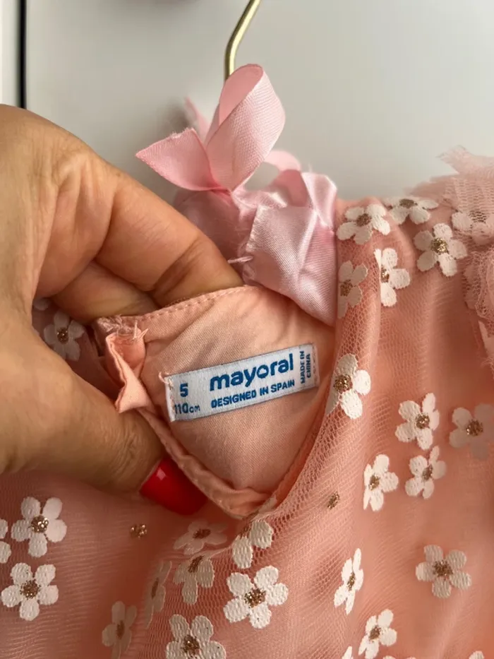 Magnifique robe en tulle rose 🌸🤍5ans Majoral - photo numéro 8