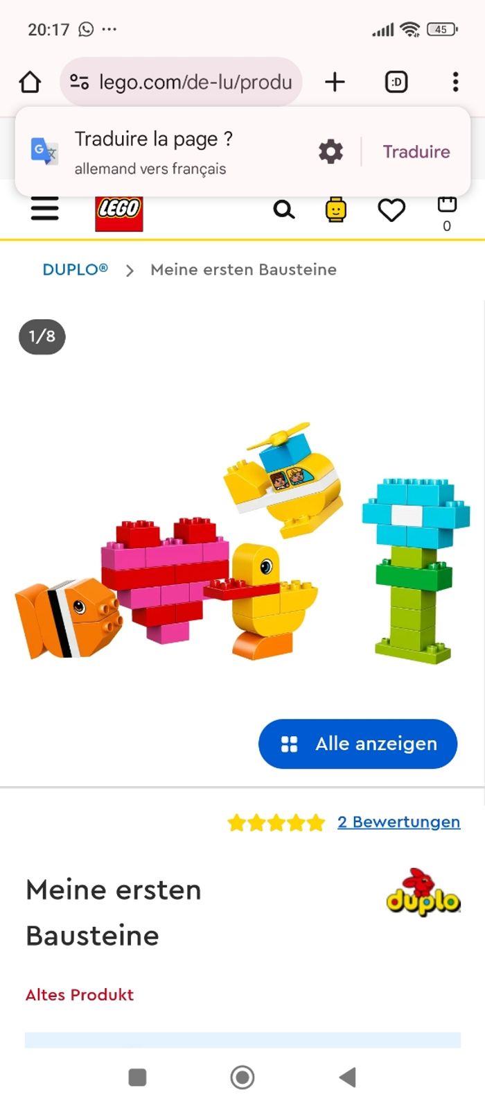 Lot lego duplo, hélicoptère, coeur etc. - photo numéro 2