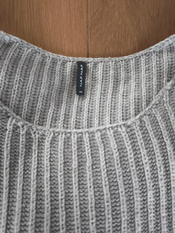 Pull col rond Naf Naf en laine - photo numéro 3
