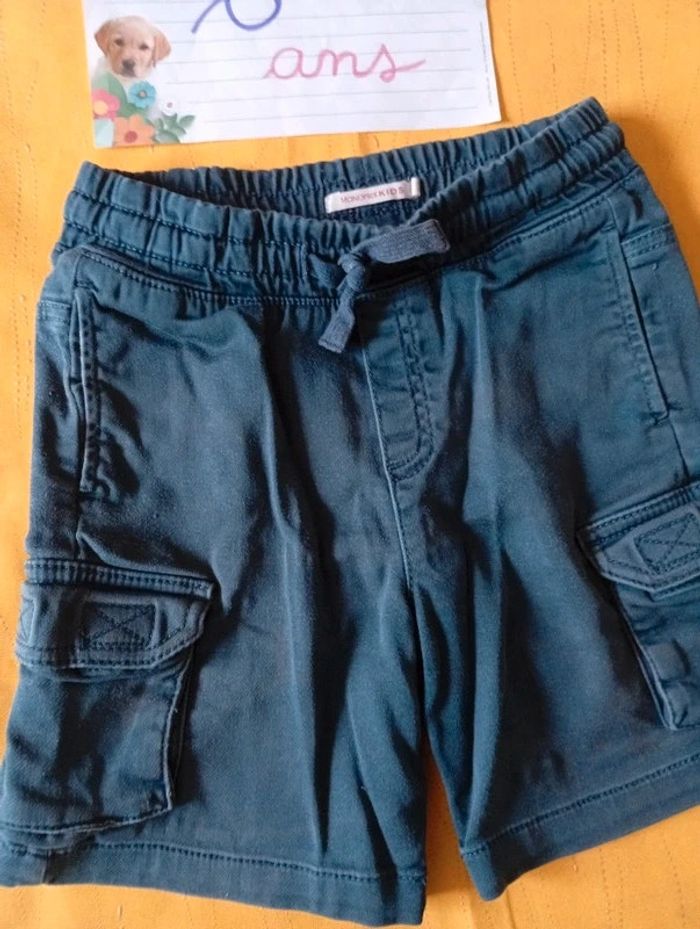 Lot Printemps été 3 shorts bleu 6 ans pour garçon - photo numéro 14