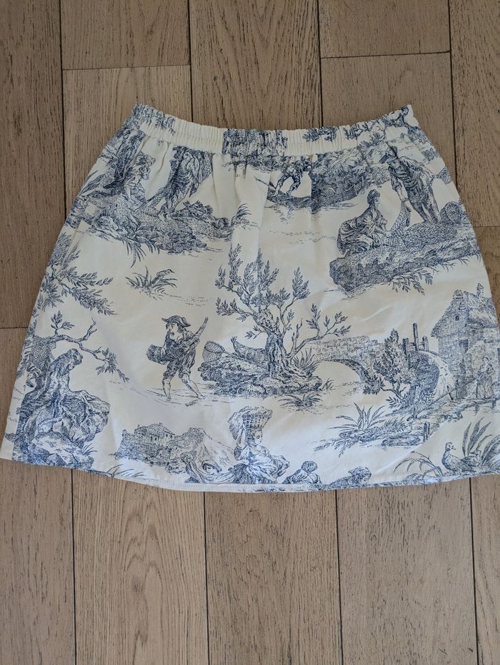 Jupe en toile de Jouy